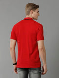Adro Premium Cotton Polo For Men (P23-H-Pln_Red_ S)