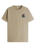 Adro T-Shirts For Menchest Printed T-Shirt For Mencotton Tshirt For Men|Rn24-Stick-Yong-Be-M Beige