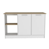 Juniper Kitchen Island -Kitchen -Light Oak / White