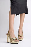 Shoetopia Women'S Sandal,Golden,5,B0CSN3LW28