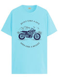 Adro Men'S Royal Bike Design Printed 100% Cotton T-Shirt - Regular Fit, Printed T-Shirts For Men (Rn24-Ryl-Mi_Mint_M)