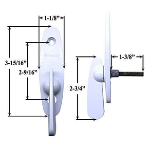 Andersen  Tribeca Style - Gliding Door Thumb Latch in White Color