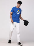 Adro Mens Printed T-Shirt For Men | R22-M-Pc-Rb-S Royal Blue