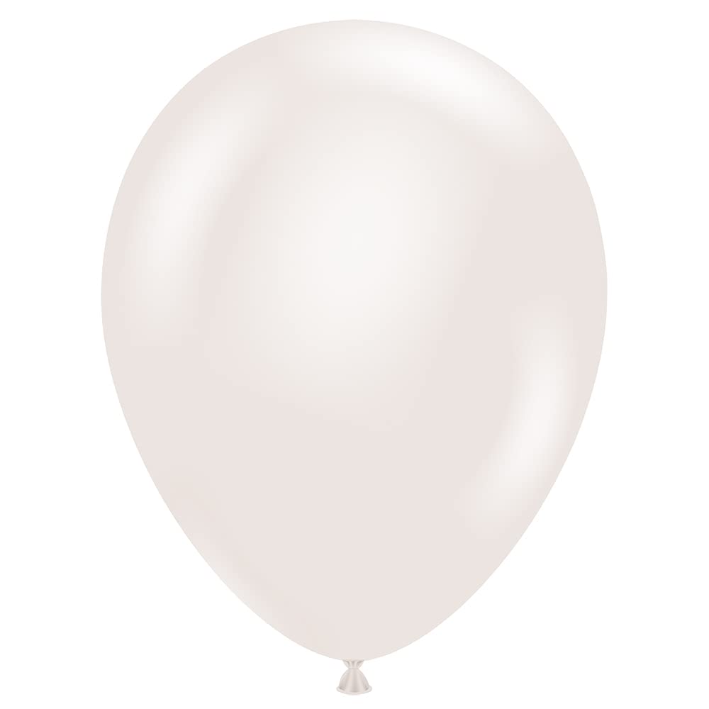 TUFTEX 10037 Latex Party Balloons, 11, Pearl Sugar White, Pack of 100