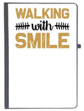 Udnag Ruled Notebook Diary Walking | Walking With, [A5 80Pages 80Gsm]