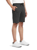XYXX Athleisure Men's Cotton Shorts | Super Soft Knee Length Comfortable Everyday Wear | Relaxed Fit Solid Code Shorts with Zipper Pocket | Pack of 1 (Grey Large),Grey