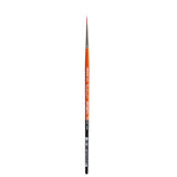 KINGART Premium Radiant 6350-6/0 Liner Series Artist Brush, Synthetic Taklon Hair, Short Handle, for Acrylic, Oil and Watercolor