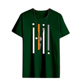 Lookmark Men'S Stylish Pure Cotton Printed Regular Fit Tshirt (Mt13-S-Green)