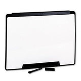 Quartet Motion Portable Dry Erase Marker Board BOARD,DRY ERSE,24X18,BK 00097421241006 (Pack of2)