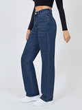 Toplot Straight Leg Jeans For Women (Jeans-Denim-5156-Dark Wash-30),Dark Wash,30,B0DFG9S2YB