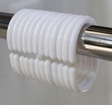 Dharansh Pack of 30 Shower Bathroom Curtain Hook Hanger Plastic C Ring
