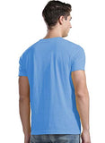 Adro Men'S Usa American Flag Printed Cotton T-Shirts (Rnr-M-Nww-Sk_Skyblue_2Xl)