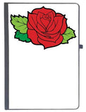 Udnag Ruled Notebook Diary Flower | Rose, [A5 80Pages 80Gsm]