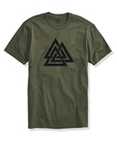 Adro Triangle Mens Printed T-Shirt (Rnr-M-Tkt-Ol_Olive_Xl)