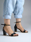 Shoetopia Girls Girls-Hn-1550 Black Heeled Sandal - 6 Uk (Girls-Hn-1550-Black),Black,6,B0CQK5LCDJ
