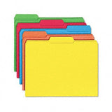Smead Reinforced Top Tab Colored File Folders FOLDER,TOP TAB,AST FP60C (Pack of2)