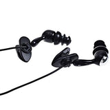 SWMIUSK IPx8 Waterproof Underwater Headphones for Swimming laps, Diving, Hot Tub Spa, Freediving Earbud (Black & Silver)