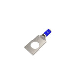 Burndy YA6CLBOX One Hole Hylug Code Conductor Standard Barrel Copper Compression Terminal, 6 AWG Conductor, 1/4 Stud Hole Size
