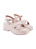 Shoetopia Smart Casual Cream Sporty Sandals For Women & Girls /Eu41,Cream,8,B0F9FQKYMG