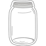 Carson Dellosa CD-120543-3 Schoolgirl Style Industrial Chic Mason Jars Cut Outs School Girl Style - Pack of 3