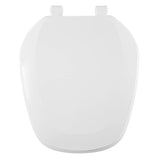 Eljer EMB201001 Plastic Round Toilet Seat with Closed Front, White