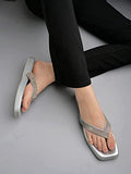 Shoetopia Girls Fancy-1122 Silver Flat Sandal - 8 Uk (Girls-Fancy-1122-Silver),Silver,8,B0CQK34GXC