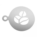 ECOMISTIQ 2xCappuccino Arts Template Portable for Bar Accessories Mousse Oatmeal Cupcake Leaf | Other Kitchen Tools & Gadgets Ki