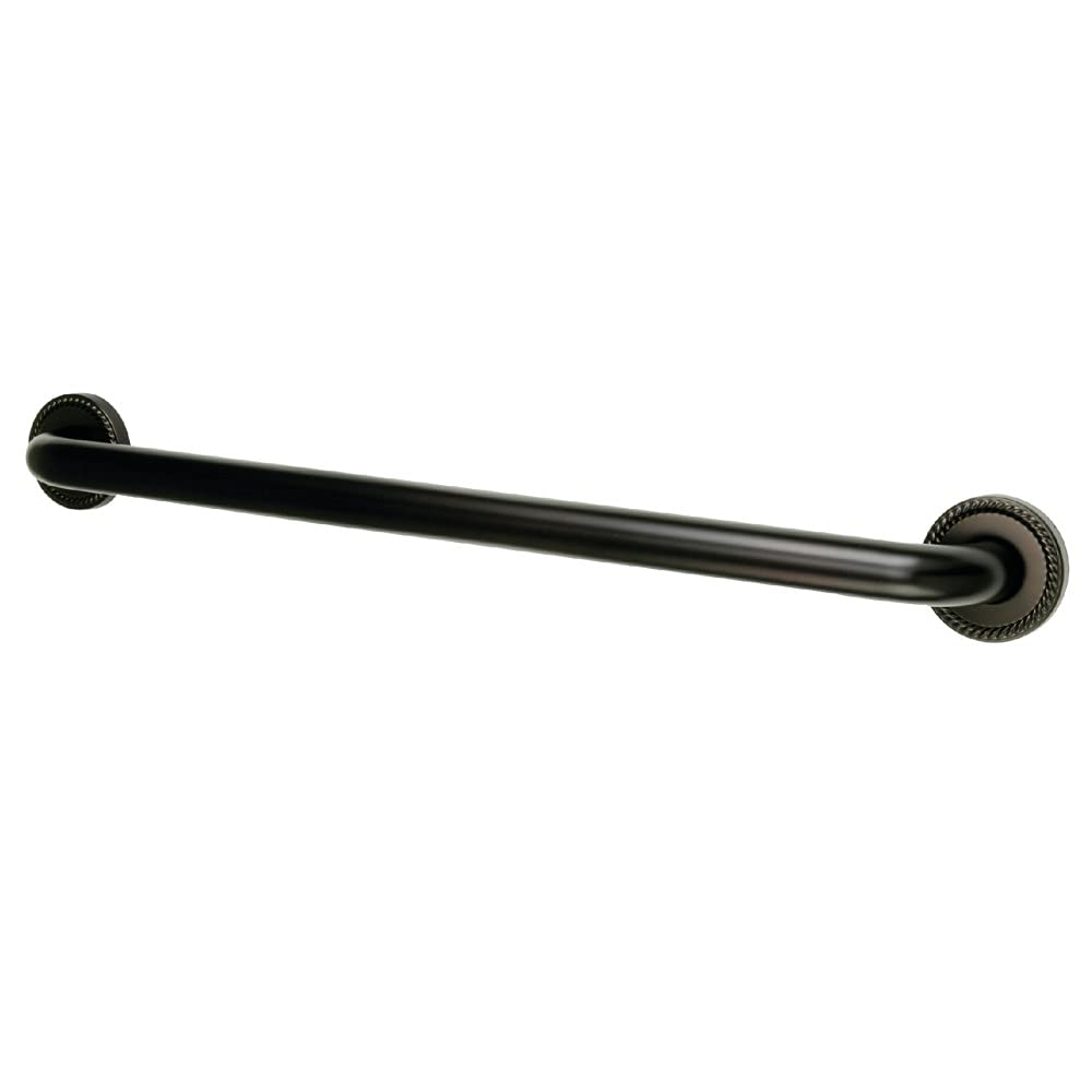 Kingston Brass Dr814365 Designer Trimscape Laurel Decor 36-Inch Grab Bar With 1.25-Inch Outer Diameter, Oil Rubbed Bronze