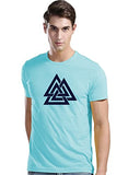 Adro Triangle Mens Printed T-Shirt (Rnr-M-Tkt-Mi_Mint_M)
