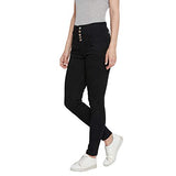 Nifty Women'S Denim Stretchable High Waist Jeans (1236, Black, 30)