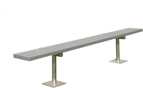 15' Surface-Mount Bench W/O Back (Ea)