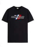 Adro Men'S Graphic Printed 100% Cotton T-Shirt - Regular Fit, Printed T-Shirts For Men (Rn24-Cmp-Bl_Black_Xl)