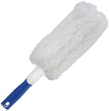Unger Microfiber Wool Duster Compatible with Poles, Machine Washable Duster, Dusters for Cleaning, Pet Hair & Dust Cleaner, Cl