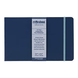 Creative Mark Hard Leather Bound Field Sketch Book [48 Pages 5.9 x 9.4] with Elastic Strap, Ideal for Artist, Micro Perforate