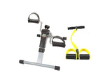 HVG TRADERS Mini Cycle Pedal Exerciser with Adjustable Resistance for Light Leg and Arm Exercise Digital Display 4Tube Pedal Re