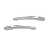 For Dodge Durango 2014 15 16 17 18 19 2020 Bumper Cover Molding Driver and Passenger Side | Pair | Front | Chrome | ABS Plastic 