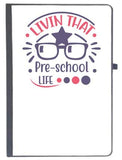 Udnag Ruled Notebook Diary Teacher Student | Livin That Pre School Life, [A5 80Pages 80Gsm]