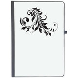 Udnag Ruled Notebook Diary Floral | Decorative Floral3, [A5 80Pages 80Gsm]