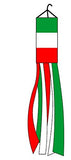 Flags Importer Italy Windsock Italian Polyester 60 Inch Outdoor Garden Wind Sock Decoration