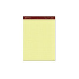 Gold Fibre Canary Quadrille Pad, 81/2 x 113/4, Canary, 4 squares/inch, 50 Sheets [Set of 2]