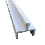 KC Hardware Vinyl Sliding Screen Door Track, Sliding Door Bottom Track Replacement, Patio Screen Door Repair Guide White Vinyl 