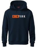 Adro Men'S Cotton Neck Hooded Sweatshirt (H21-M-Nky-Nb_Navy_2Xl)