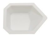Heathrow Scientific Pour Boat Weighing Dishes, Small-Sized, 14 mL Capacity, Polystyrene, Disposable, White, 43mm Length x 58mm W