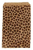 888 Display 200 pcs of 5 x 7 Leopard Tone Paper Gift Bags Shopping Sales Tote Bags