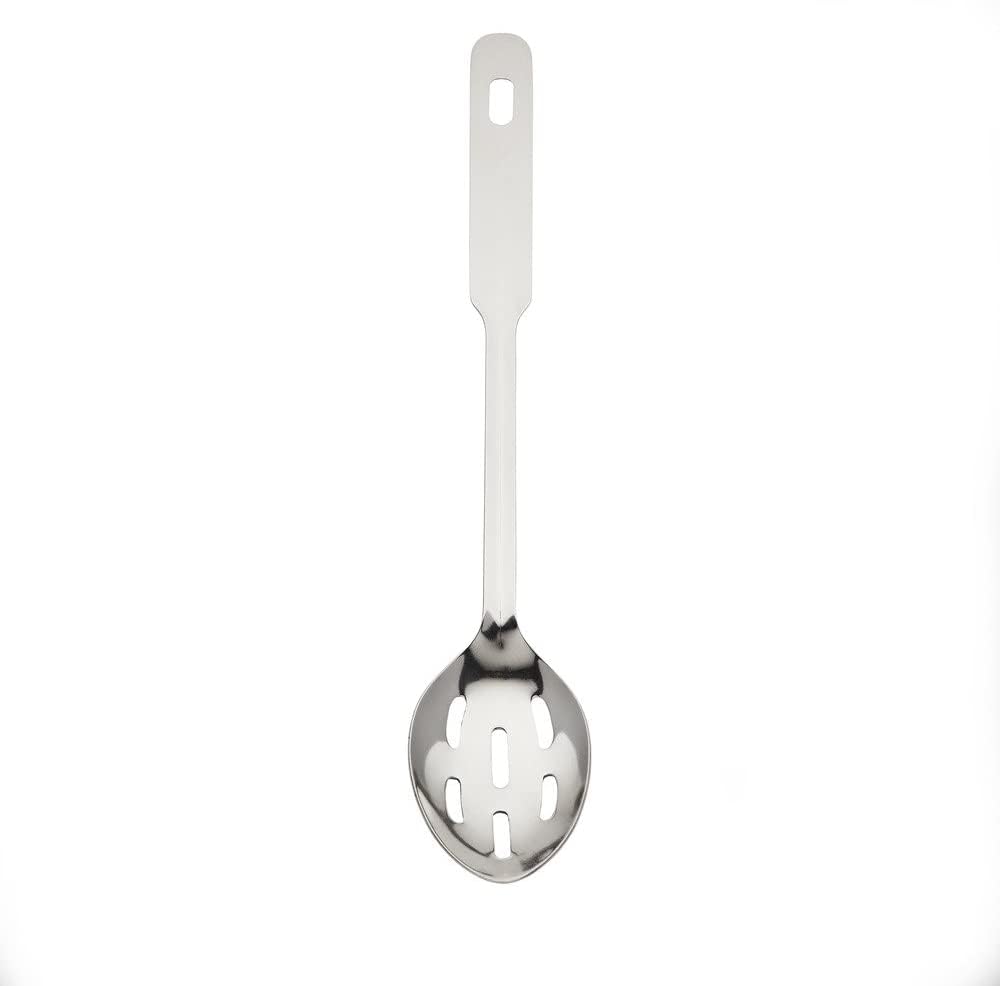 Amco 5-Piece Everyday Utensil Set | Stainless Steel - Heat Resistant | 11 inches | Hang Hole for Easy Storage | Dishwasher Safe