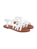 Shoetopia Chic Strappy Black Flat Sandals For Women & Girls /Eu36,Black,3,B0F6TLX6YT