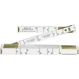 Crescent Lufkin 5/8'' X 6 Red End Masonry Wood Rule - 646Ln