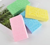 WAYLON Pack 2 Super Soft Bath Sponge Scrubber for Kids & Babies Gentle Cleaning, Exfoliating, and Dead Skin Removal Perfect f