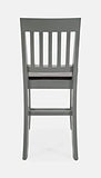 Jofran Decatur Lane Stool Counter Barstool Set, 18X21X39, Autumn Brown/Grey, (1836-Bs393Kd)