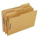 Pendaflex Kraft TwoFastener Classification Folders with 1/3 Cut Tabs, Legal, 50/Box